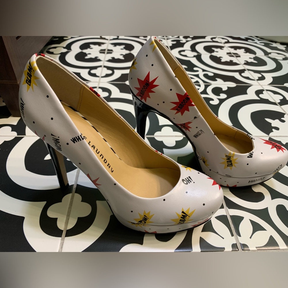 Chinese Laundry NWOT Stiletto Comic 💥 Heels-Size 7